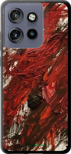 TPU чехол Абстрактная композиция в красных тонах для Motorola Edge 50 Neo 5G - 6541b-3794 изображение 