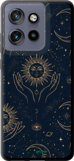 TPU чехол Celestial Harmony: Sun & Moon Gold Mystic Pattern для Motorola Edge 50 Neo 5G - 6778b-3794 изображение 