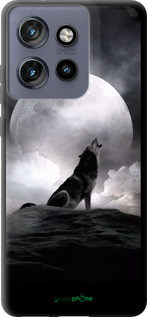 TPU чехол Воющий волк для Motorola Edge 50 Neo 5G - 934b-3794 изображение 