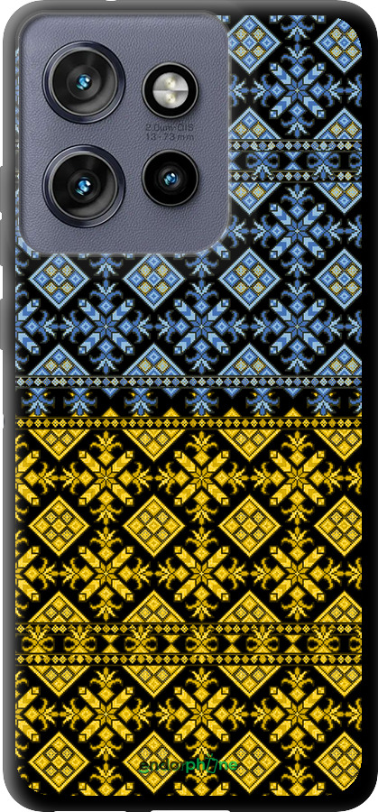 TPU чехол Жовто-блакитна вишиванка для Motorola Edge 50 Neo 5G - 1169b-3794 изображение 