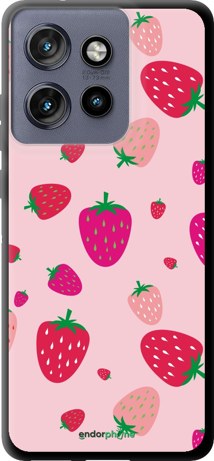 TPU чехол Клубнички для Motorola Edge 50 Neo 5G - 4332b-3794 изображение 