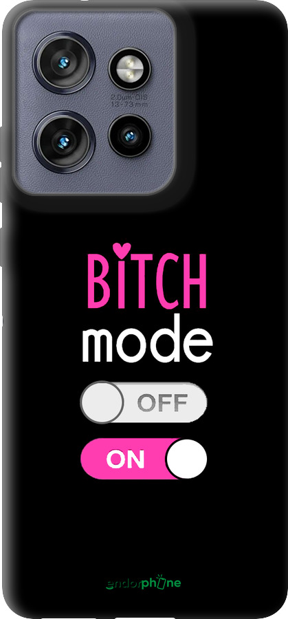 TPU чехол Bitch mode для Motorola Edge 50 Neo 5G - 4548b-3794 изображение 