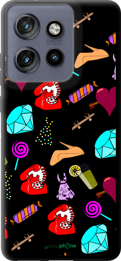TPU чехол stickers для Motorola Edge 50 Neo 5G - 4757b-3794 изображение 
