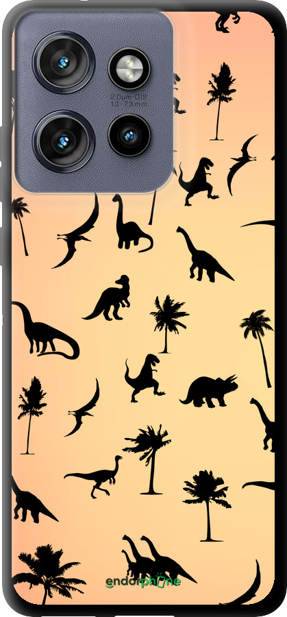 TPU чехол Динозаврики 1 для Motorola Edge 50 Neo 5G - 4772b-3794 изображение 