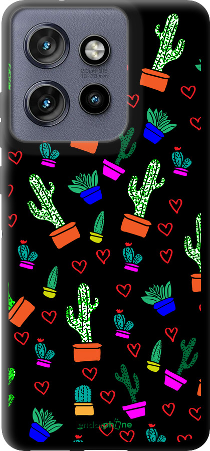 TPU чехол Кактуси 4 для Motorola Edge 50 Neo 5G - 4856b-3794 изображение 