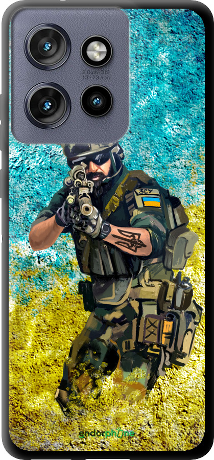 TPU чехол Воин ЗСУ для Motorola Edge 50 Neo 5G - 5311b-3794 изображение 