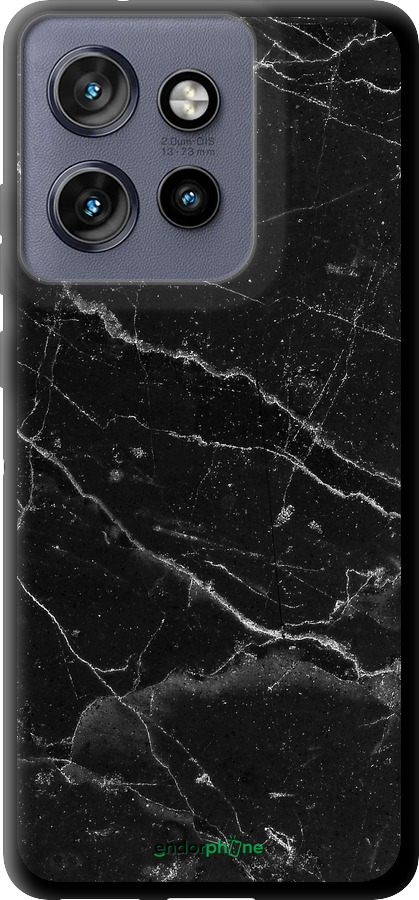 TPU чехол Черный мрамор v2 для Motorola Edge 50 Neo 5G - 5568b-3794 изображение 