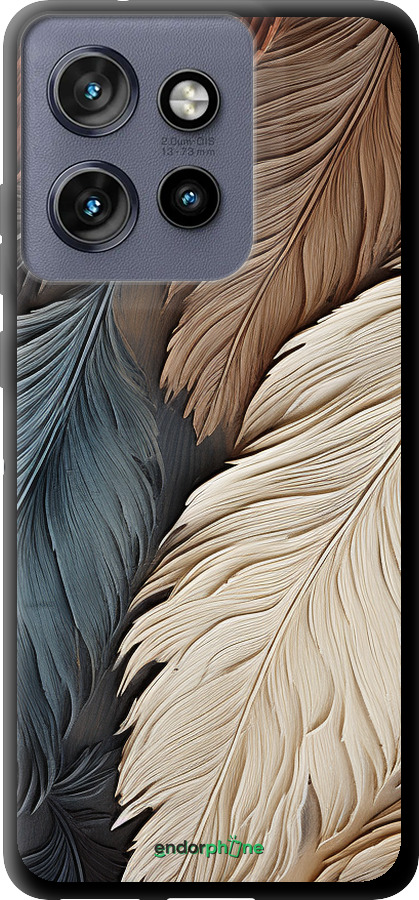 TPU чехол Листья в стиле бохо для Motorola Edge 50 Neo 5G - 5643b-3794 изображение 