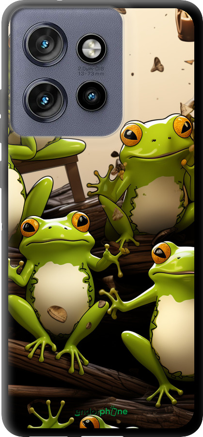 TPU чехол Жабки для Motorola Edge 50 Neo 5G - 5656b-3794 изображение 