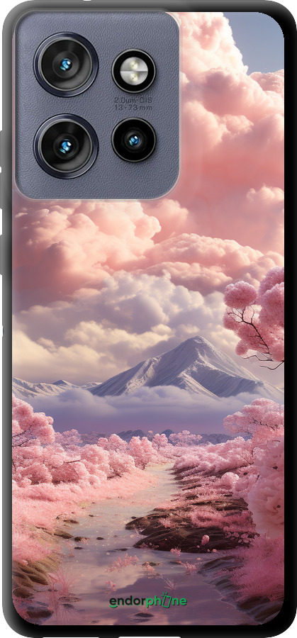 TPU чехол Рожеві хмари для Motorola Edge 50 Neo 5G - 5660b-3794 изображение 