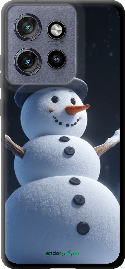 TPU чехол Сніговик для Motorola Edge 50 Neo 5G - 5826b-3794 изображение 