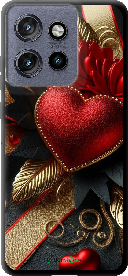 TPU чехол Сердечки v2 для Motorola Edge 50 Neo 5G - 5832b-3794 изображение 