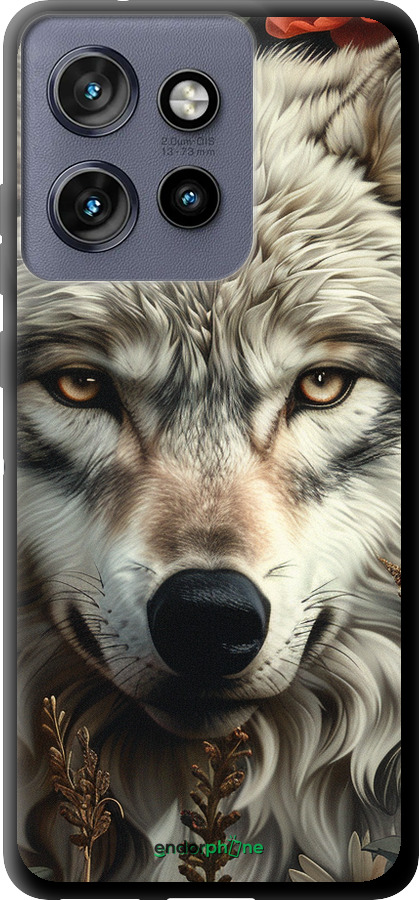 TPU чехол Волчий взгляд для Motorola Edge 50 Neo 5G - 6066b-3794 изображение 