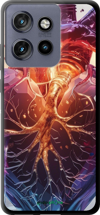TPU чехол Crystal Heart для Motorola Edge 50 Neo 5G - 6070b-3794 изображение 