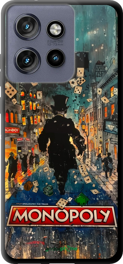 TPU чехол Метрополіс гри для Motorola Edge 50 Neo 5G - 6085b-3794 изображение 