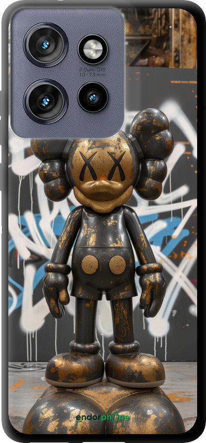 TPU чехол Bronze kaws v3 для Motorola Edge 50 Neo 5G - 6099b-3794 изображение 