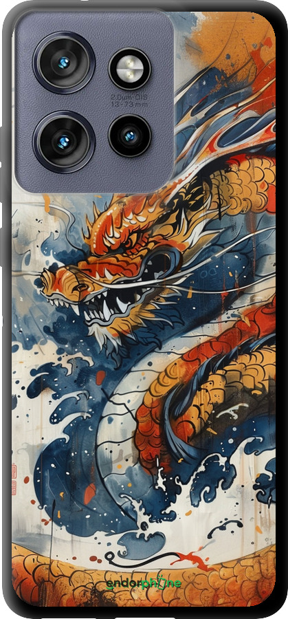 TPU чехол Ярость дракона для Motorola Edge 50 Neo 5G - 6112b-3794 изображение 