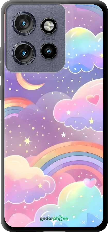 TPU чехол Облака и радуга для Motorola Edge 50 Neo 5G - 6312b-3794 изображение 