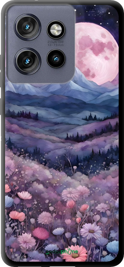 TPU чехол Ночь луна арт для Motorola Edge 50 Neo 5G - 6319b-3794 изображение 