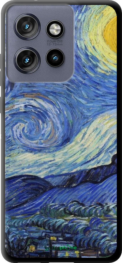 TPU чехол «Звездная ночь» Винсента Ван Гога для Motorola Edge 50 Neo 5G - 6433b-3794 изображение 