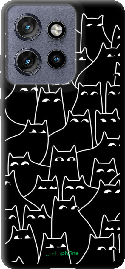 TPU чехол С изображением кошек для Motorola Edge 50 Neo 5G - 6470b-3794 изображение 