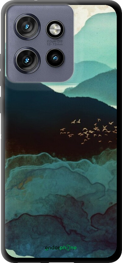 TPU чехол С изображением гор Индиго для Motorola Edge 50 Neo 5G - 6484b-3794 изображение 