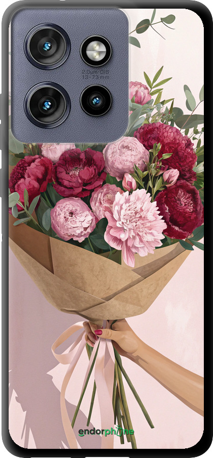TPU чехол Пионы 1 для Motorola Edge 50 Neo 5G - 6705b-3794 изображение 