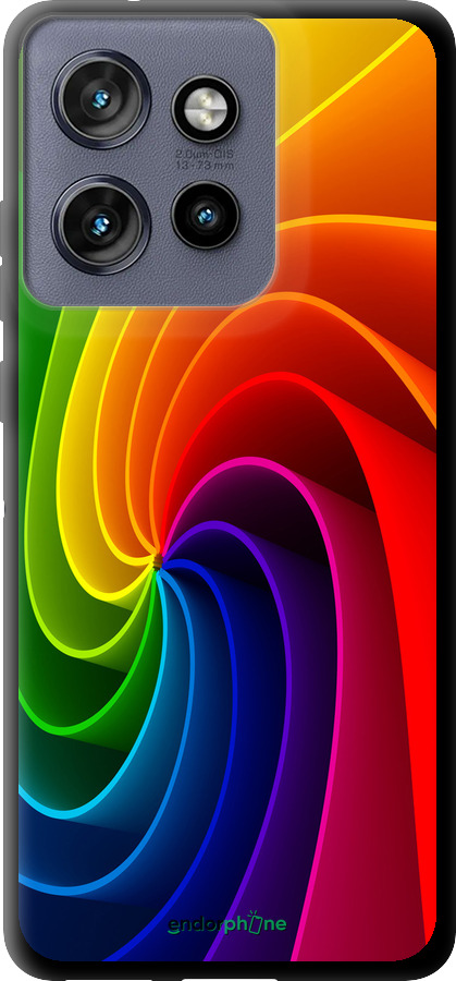 TPU чехол Райдужний вихор для Motorola Edge 50 Neo 5G - 747b-3794 изображение 