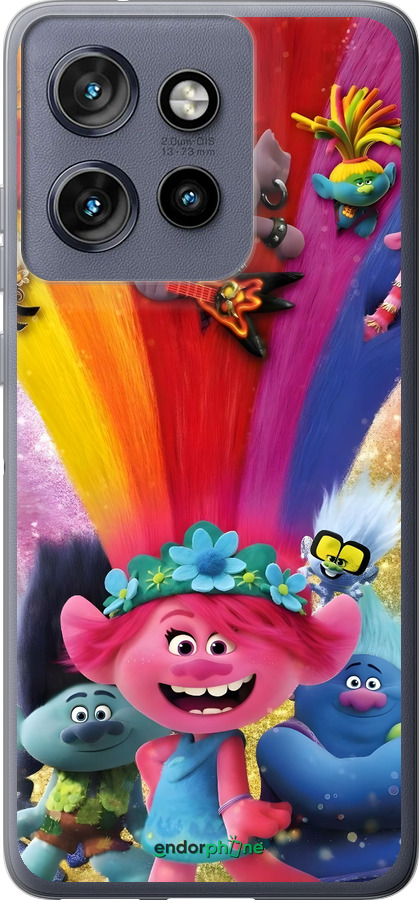 Силіконовий чехол Тролі для Motorola Edge 50 Neo 5G - 6343u-3794 изображение 