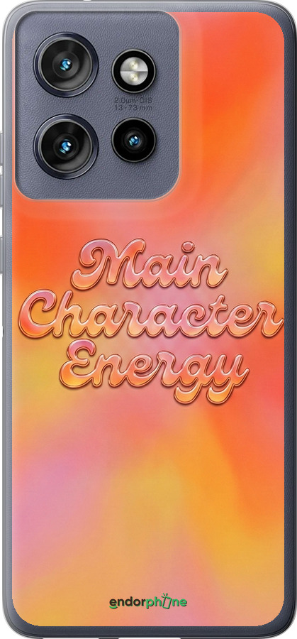 Силиконовый чехол Aura Gradient Main Character Energy Aesthetic Y2K для Motorola Edge 50 Neo 5G - 6783u-3794 изображение 