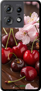 TPU чехол Вишня в шоколаде для Motorola Edge 50 Pro 5G - 6698b-3710 изображение 