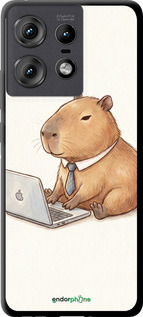 TPU чехол Funny Capybara CEO Working для Motorola Edge 50 Pro 5G - 6777b-3710 изображение 
