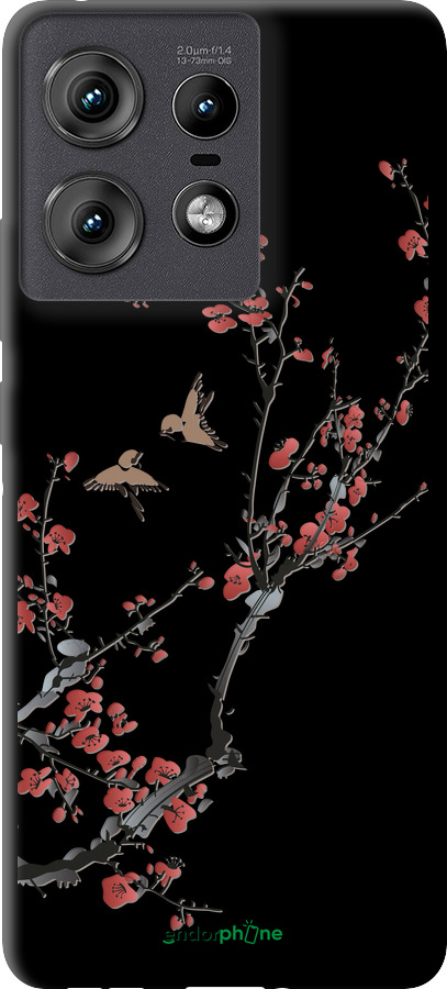 TPU чехол Сакура v2 для Motorola Edge 50 Pro 5G - 5538b-3710 изображение 
