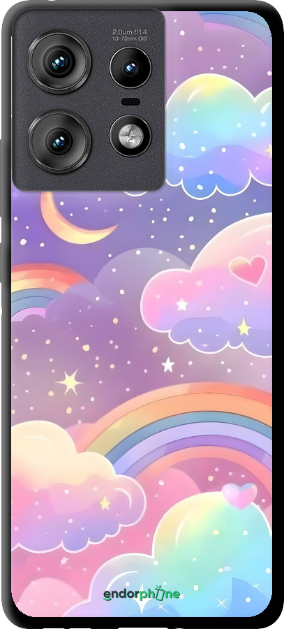 TPU чехол Облака и радуга для Motorola Edge 50 Pro 5G - 6312b-3710 изображение 