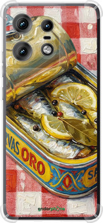 Силіконовий протиударний с посиленими кутами чехол Vintage Sardine Tin Phone для Motorola Edge 50 Pro 5G - 6772sp-3710 изображение 