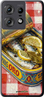 Силиконовый чехол 'Vintage Sardine Tin Phone' для Motorola Edge 50 Pro 5G изображение 1