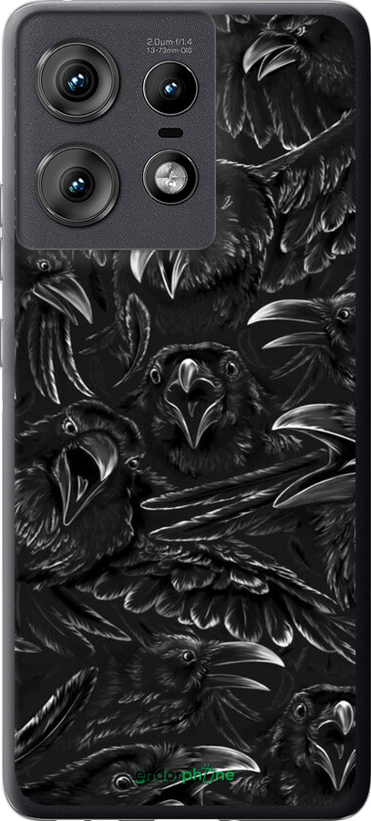 Силиконовый чехол Воронья ярость для Motorola Edge 50 Pro 5G - 6474u-3710 изображение 