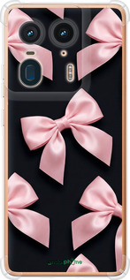 Силикон с усиленными углами чехол Coquette Ribbons Dark Coquette для Motorola Moto X50 Ultra - 6767sp-3866 изображение 