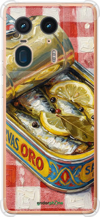 Силикон с усиленными углами чехол Vintage Sardine Tin Phone для Motorola Moto X50 Ultra - 6772sp-3866 изображение 