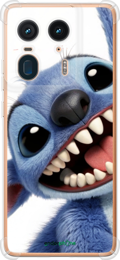 Силіконовий протиударний с посиленими кутами чехол Стіч для Motorola Moto X50 Ultra - 6684sp-3866 изображение 