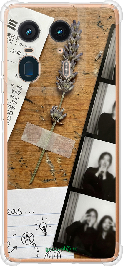 Силикон с усиленными углами чехол Aesthetic Scrapbook Collage для Motorola Moto X50 Ultra - 6773sp-3866 изображение 