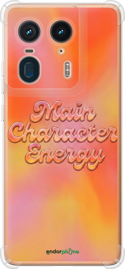 Силіконовий протиударний с посиленими кутами чехол Aura Gradient Main Character Energy Aesthetic Y2K для Motorola Moto X50 Ultra - 6783sp-3866 изображение 