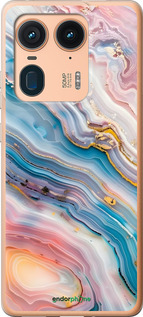 Силіконовий чехол Мрамор красивый для Motorola Edge 50 Ultra - 6376u-3760 изображение 