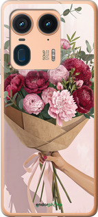 Силіконовий чехол Півонії 1 для Motorola Moto X50 Ultra - 6705u-3866 изображение 
