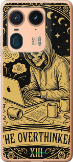 Силиконовый чехол 'The Overthinker' для Motorola Moto X50 Ultra изображение 1