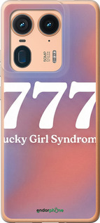 Силиконовый чехол 'Aesthetic Aura Gradient 777 Lucky Energy' для Motorola Moto X50 Ultra изображение 5