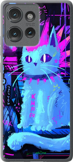 Силіконовий чехол Кіт панк для Motorola Edge 50 - 6311u-3788 изображение 