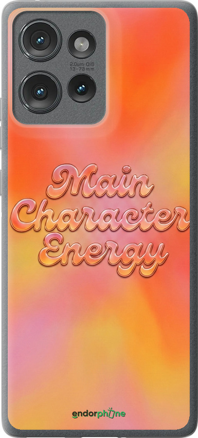 Силиконовый чехол Aura Gradient Main Character Energy Aesthetic Y2K для Motorola Edge 50 - 6783u-3788 изображение 