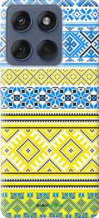 Силиконовый чехол Вышиванка 40 для Motorola Edge 60 Fusion 5G - 1174u-4021 изображение 