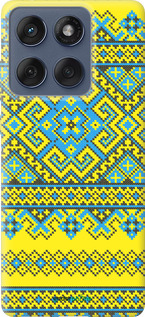 Силиконовый чехол Вышиванка 41 для Motorola Edge 60 Fusion 5G - 1175u-4021 изображение 